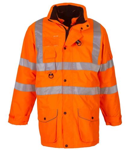 Yoko Hi-Vis Multi Function 7-in-1 Jacket